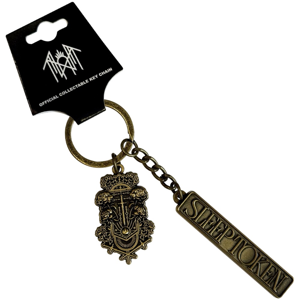 Sleep Token - Even In Arcadia Logo Damocles Charm Schlüsselring - Goldfarben
